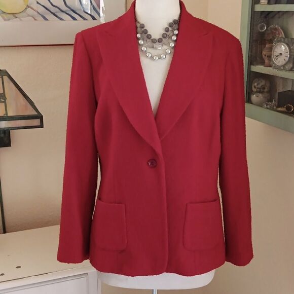 VINTAGE Talbots Wool Blend Jacket - Picture 1 of 11